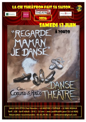 Affiche danse 13 juin 2026